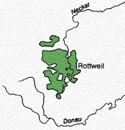 The Territory of the Reichsstadt Rottweil till 1802